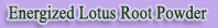 Energerized Lotus Root Powder